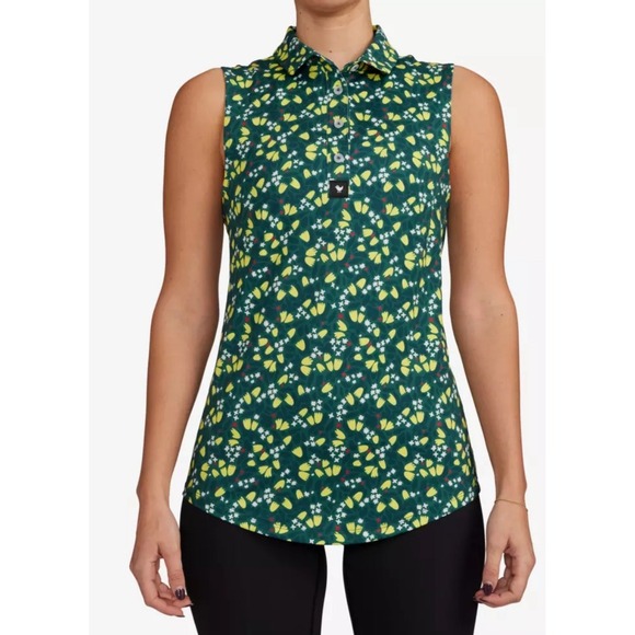Bad Birdie NWT Women's XS Golf Tennis Shirt Top sleeveless Augusta Masters $84 - Picture 7 of 9